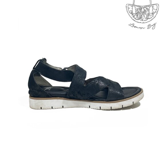 Sofft / Strap Flat Sandals / Black Color/ Size 6.5 - Picture 4 of 7